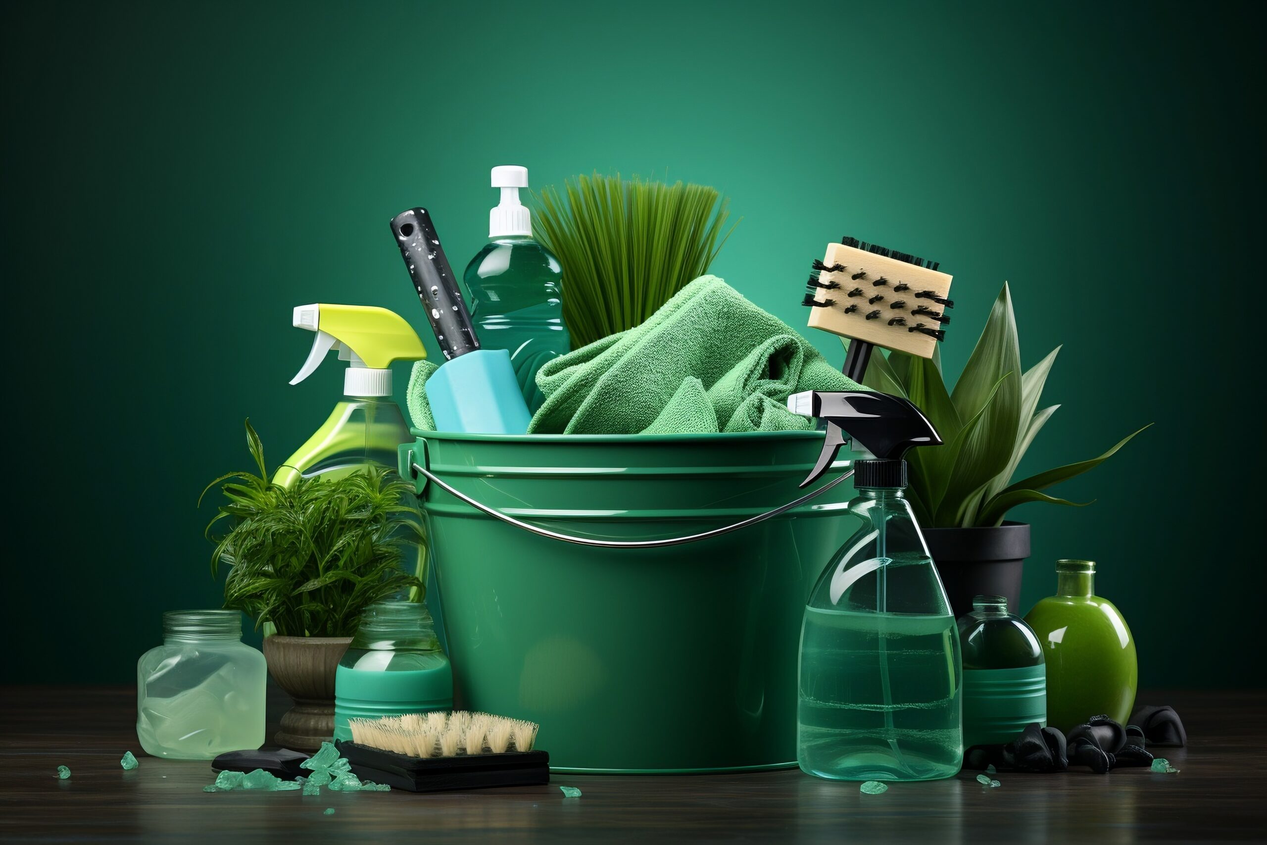 Pulizia professionale in ambiente lavorativo